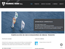 Tablet Screenshot of fami.com.ar