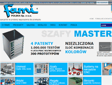 Tablet Screenshot of fami.com.pl